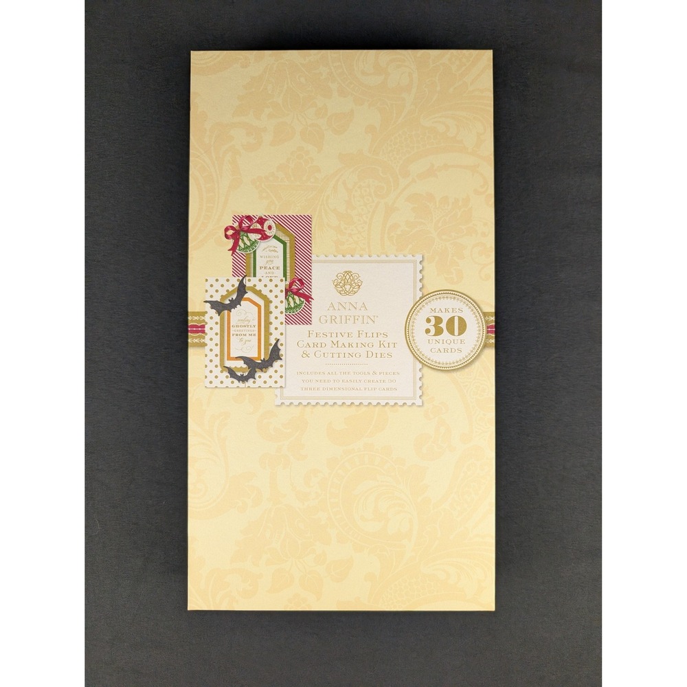 Anna Griffin Festive Flips Card Making Kit Thanksgiving Halloween Christmas **